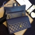 Chanel 2.55 middle size dark blue original lambskin